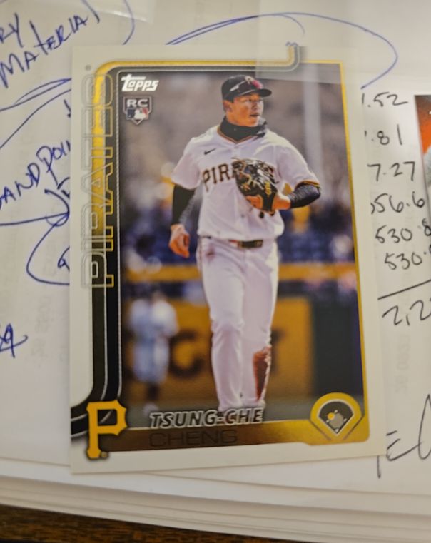 2025 Topps Update #US72 Tsung-Che Cheng — front