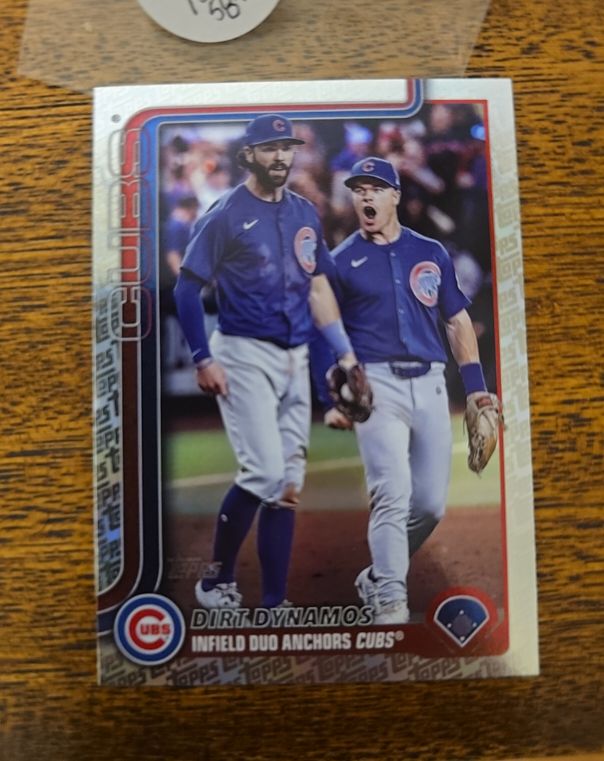 2025 Topps Update #US309 Dirt Dynamos Dansby Swanson Matt Shaw — front