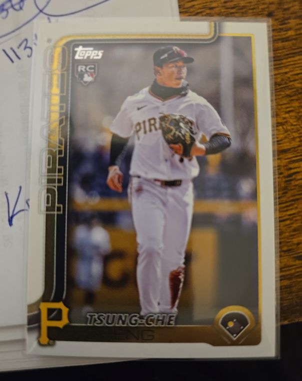 2025 Topps Update Series #US72 Tsung-Che Cheng — front