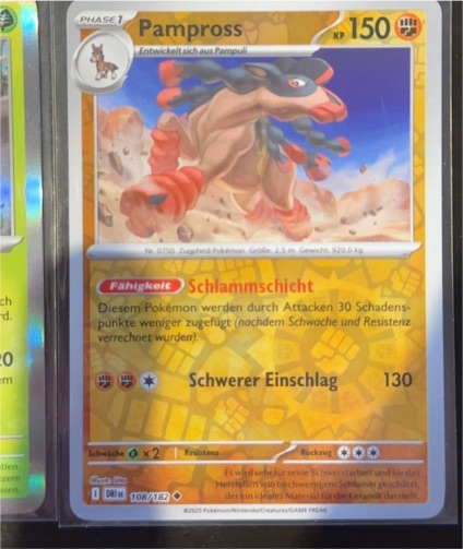 2025 Pokémon #108 Pampross — front