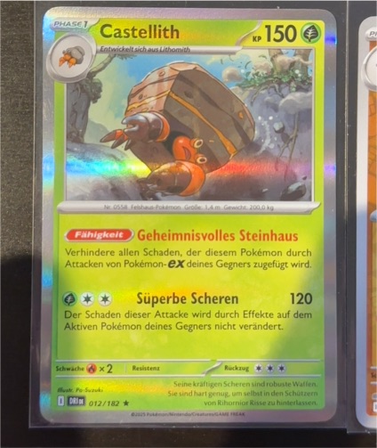 2025 Pokémon Destined Rivals #012 Castellith — front