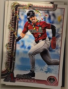 2025 Topps Holiday #H158 Corbin Carroll — front