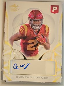 2024 Leaf Trinity #BA-QJ1 Quinten Joyner — front