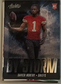 2024 Panini Absolute - By Storm #BS-XWY Xavier Worthy — front