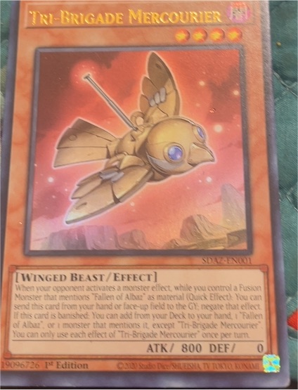 2020 Yu-Gi-Oh! SDAZ-EN001 Tri-Brigade Mercourier — front