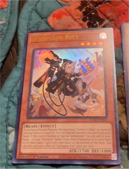 2023 Yugioh SDAZ-EN002 Springans Kitt — front
