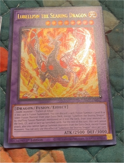 2007 Yu-Gi-Oh! SDJ-023 Lubellion the Searing Dragon — front
