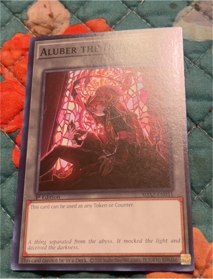 2020 Yu-Gi-Oh! SDAZ-EN051 Aluber the Dogmatic — front