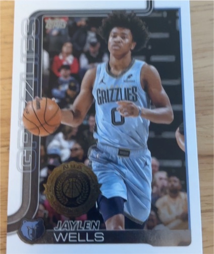 2025-26 Topps #183 Jaylen Wells — front