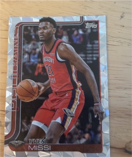 2025-26 Topps #191 Yves Missi — front