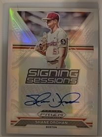 2021 Panini Prizm Draft Picks Signing Sessions #SS-SD Shane Drohan — front