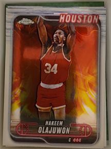 2024-25 Topps Chrome #115 Hakeem Olajuwon — front