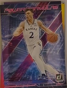 2022 Panini Chronicles Draft Picks #PF-CBR Christian Braun Power Formulas — front