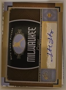 2012 Upper Deck SP Signature #MIL-9 Seth Lintz — front