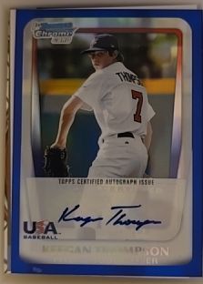 2011 Bowman Chrome Draft Picks #AA-KT Keegan Thompson — front