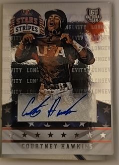 2014 Panini USA Stars & Stripes #/25 Courtney Hawkins — front