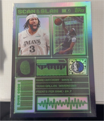 2025-26 Topps Scan & Slam #SS-23 Anthony Davis — front