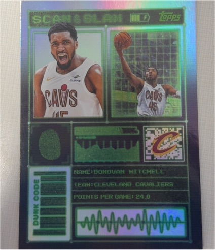 2025-26 Topps #SS-5 Donovan Mitchell Scan and Slam — front
