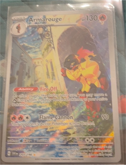 2023 Pokémon Scarlet & Violet #203 Armarouge Illustration Rare — front