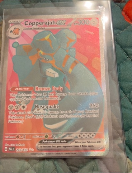 2023 Pokémon SV02: Paldea Evolved #245 Copperajah ex — front