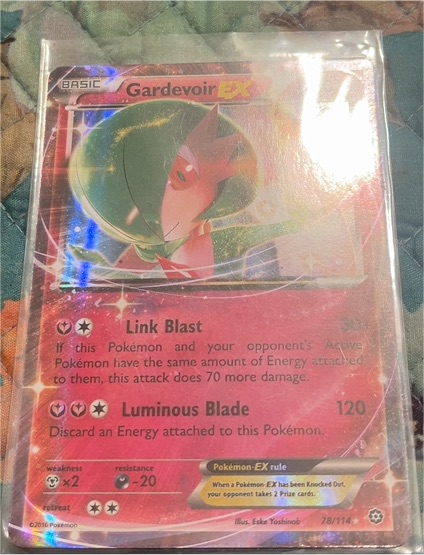 2016 Pokémon XY Steam Siege #78 Gardevoir EX — front