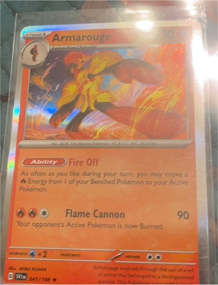 2024 Pokémon Scarlet & Violet Base Set #041 Armarouge — front
