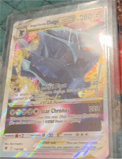 2023 Pokémon TCG Astral Radiance #114 Origin Forme Dialga VSTAR — front
