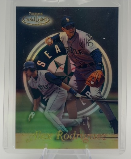 1999 Topps Gold Label #25 Alex Rodriguez — front