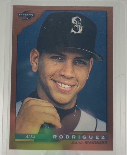 1996 Score #20 Alex Rodriguez — front