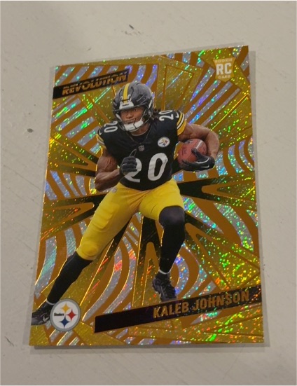 2025 Panini Revolution #223 Kaleb Johnson — front