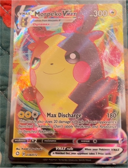 2021 Pokémon Shining Fates #038 Morpeko VMAX — front
