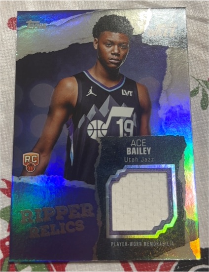 2025-26 Topps Ripper Relics #RR-AB Ace Bailey — front