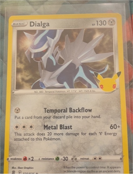 2021 Pokemon Celebrations #020 Dialga — front