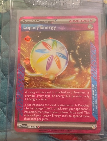 2024 Pokémon TCG SV06: Twilight Masquerade #167 Legacy Energy — front