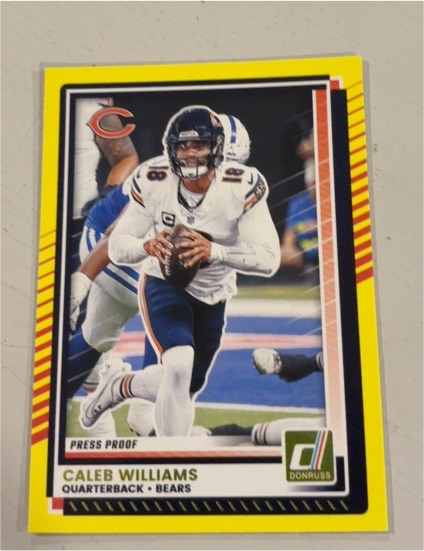 2025 Panini Donruss #7 Caleb Williams — front
