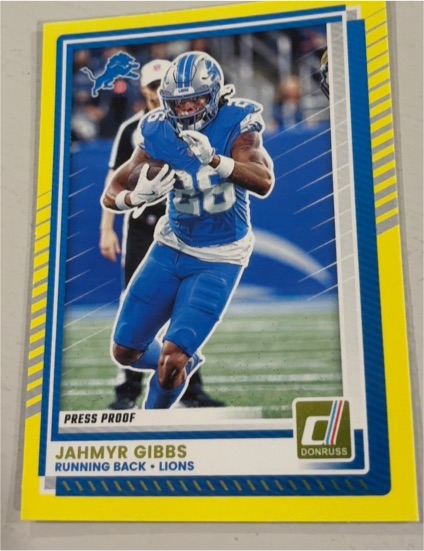 2025 Donruss #101 Jahmyr Gibbs — front