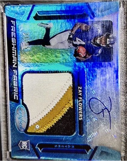 2023 Panini Certified #FFMS-4 Zay Flowers — front