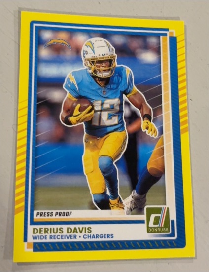 2025 Donruss #149 Derius Davis — front