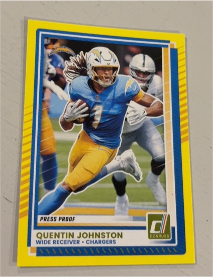 2025 Donruss #167 Quentin Johnston — front