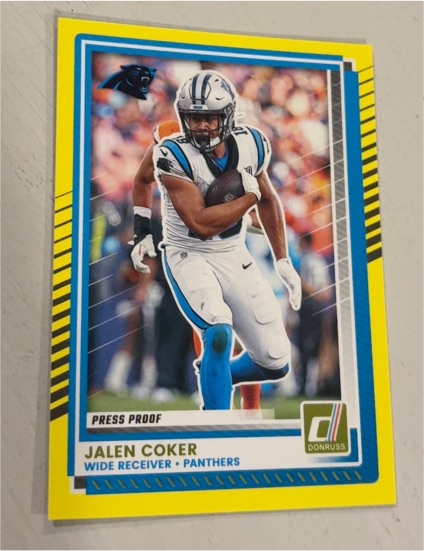 2025 Panini Donruss #13 Jalen Coker — front