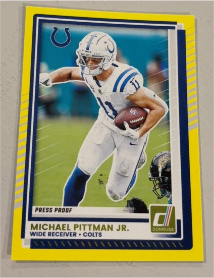 2025 Donruss #185 Michael Pittman Jr. — front