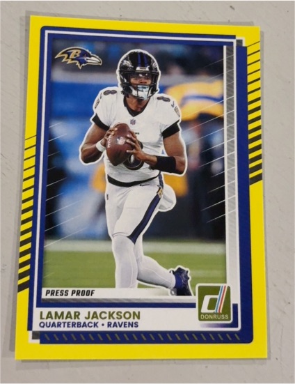 2025 Donruss #102 Lamar Jackson — front