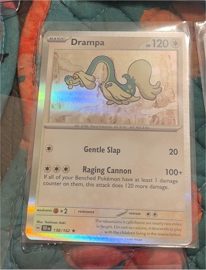 2024 Pokémon Scarlet & Violet Temporal Forces #138 Drampa — front