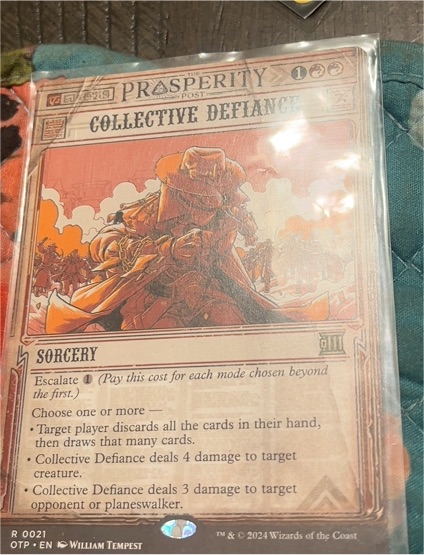 2024 Magic: The Gathering #021 Collective Defiance — front