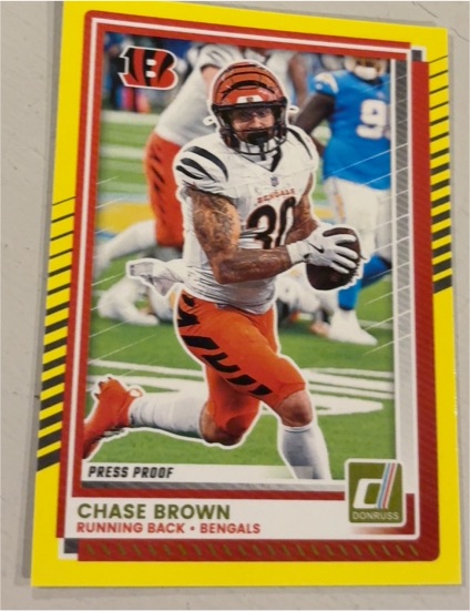 2025 Donruss #294 Chase Brown — front