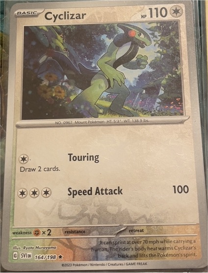 2023 Pokémon Scarlet & Violet #164 Cyclizar — front