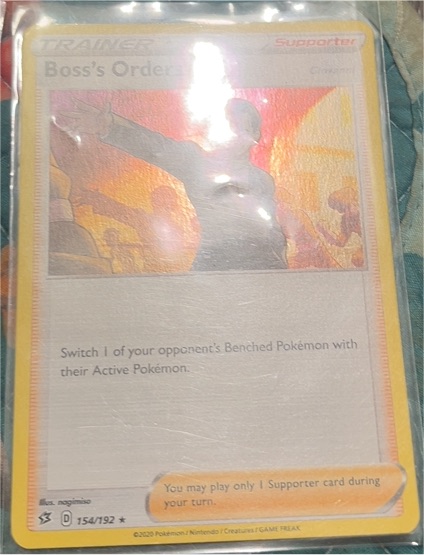 2020 Pokémon #154 Boss's Orders — front
