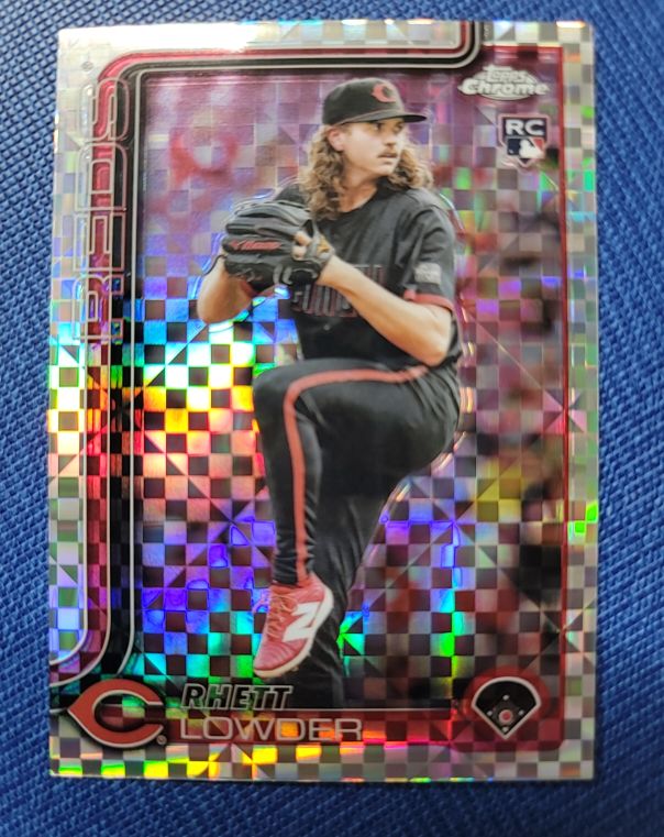 2025 Topps Chrome #147 Rhett Lowder — front