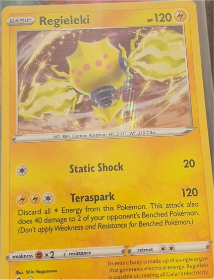 2021 Pokémon SWSH07: Evolving Skies #060 Regieleki — front