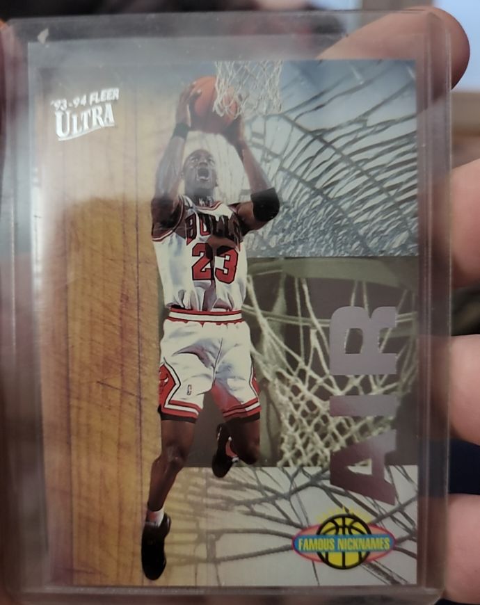 1993-94 Fleer Ultra Famous Nicknames #15 Michael Jordan — front
